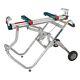 Universal Miter Saw Stand With Wheels Gravity Rise Heavy Duty Portable Adjustable