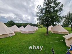 Used canvas bell tents