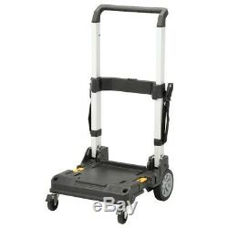 Utility Cart Storage Portabl Heavy Duty Wheel Adjustable Handle Durable Foldable