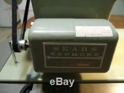 Vintage Avacado Sears Kenmore Sewing Machine 148.296 Heavy Duty Japan