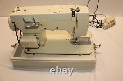 Vintage Dressmaker 7000 Heavy-Duty Upholstery & Sewing Machine, with Pedal/case