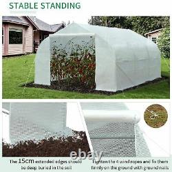 Walk-in Tunnel Greenhouse Gardening Planting Shed Heavy Duty 3.5LX 3WX 2H M