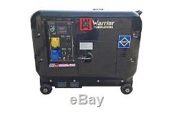Warrior LDG4600S Diesel Silent Generator 4600 Watts Portable Standby Heavy Duty