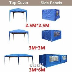 Waterproof Garden Heavy Duty POP UP Gazebo With Sides Canopy Event Marquee Tent