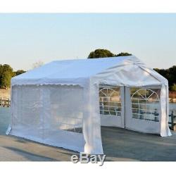 Waterproof Marquee Tent 4x4m Heavy Duty Garden Wedding Car Shelter Party Gazebo