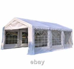 Waterproof Marquee Tent 6x4m Heavy Duty Garden Wedding Car Shelter Party Gazebo