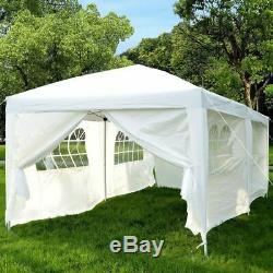 White Pop Up Gazebo 6x3 Waterproof Canopy Marquee Camping Tent Garden Portable
