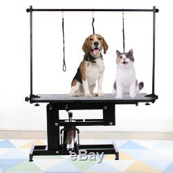 XL Pet Professiona Dog Cleaning/grooming Table Z-lift Hydraulic Adjust Arm Leash