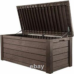 XXL 570L Heavy Duty Garden Storage Cushion Box Outdoor Waterproof Storage Chest