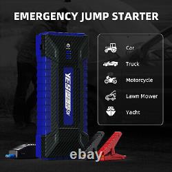 YJS40 Jump Starter 12V Car Battery Portable Booster Pack Heavy Duty Power Bank